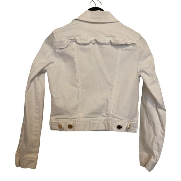 Lilly Pulitzer White Denim Jean Jacket xxs - Picture 5 of 6